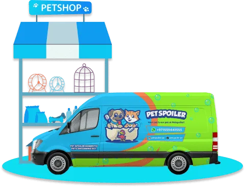 mobile pet groomers & pet shop in dubai